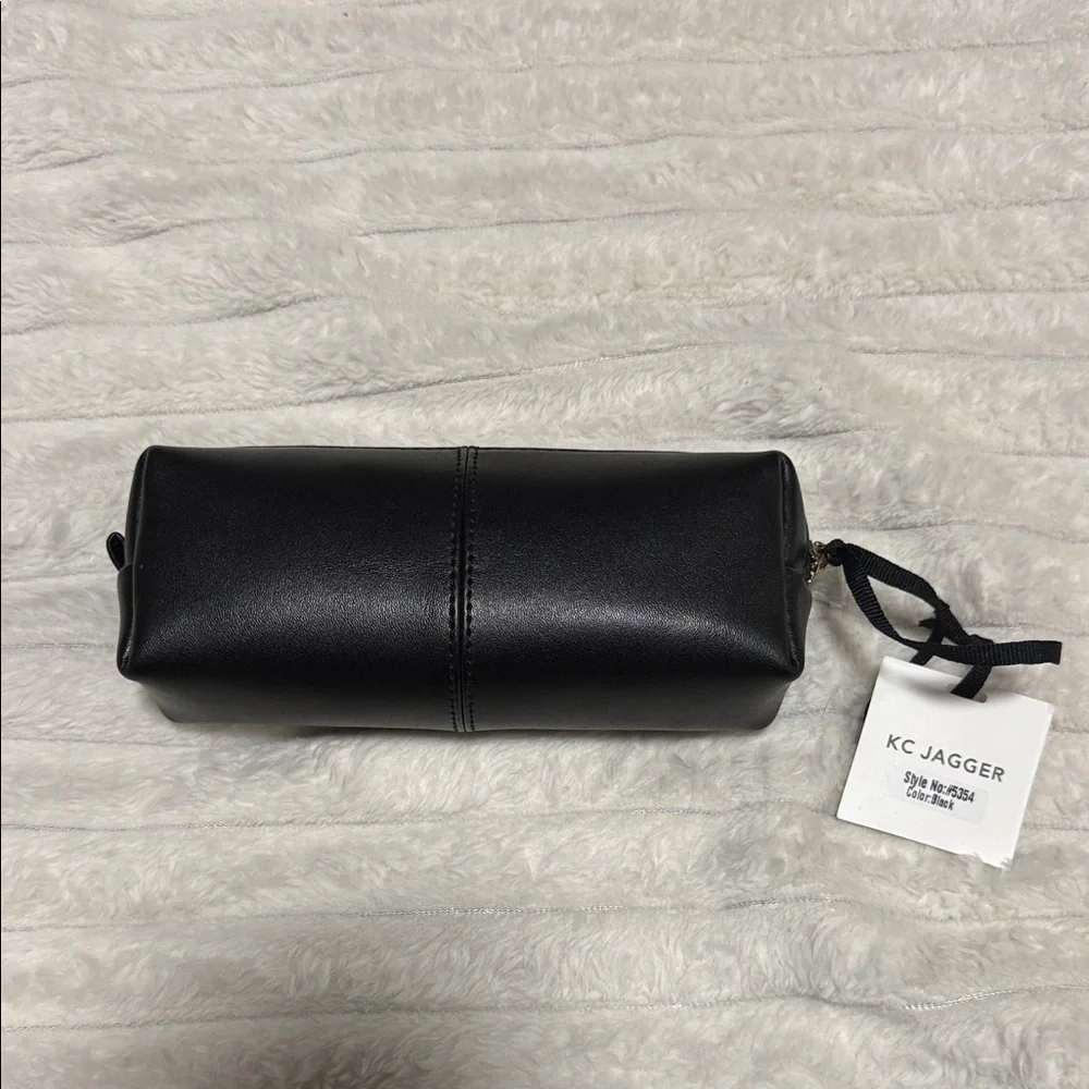 KC Jagger Black Leather Pouch